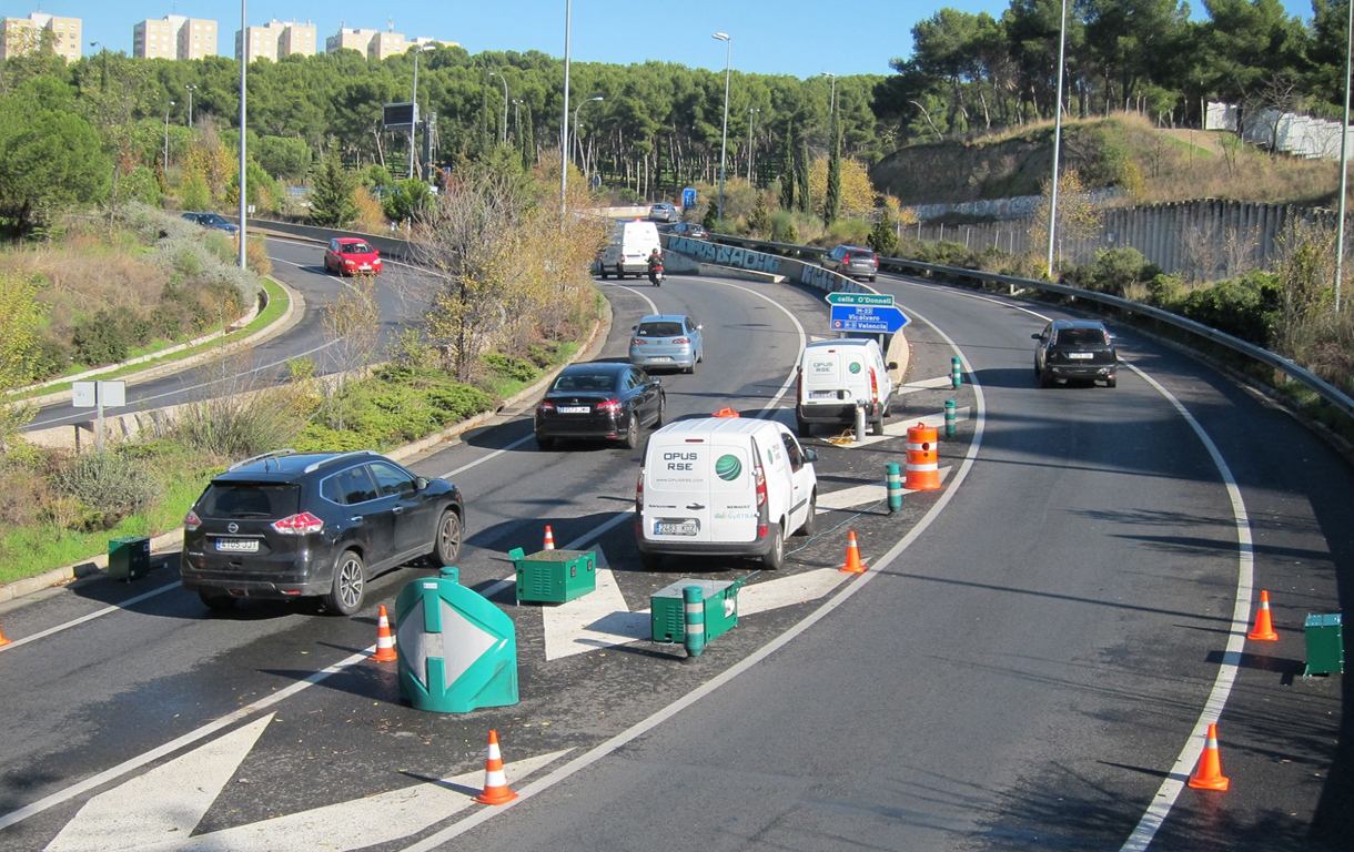Opus partnered with Aimsum as part of the EU C-Roads project, with the goal of modeling traffic emissions on Madrid’s busiest road, the M30.