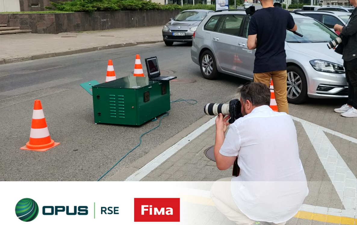 Opus remote sensing device installed in Vilnius