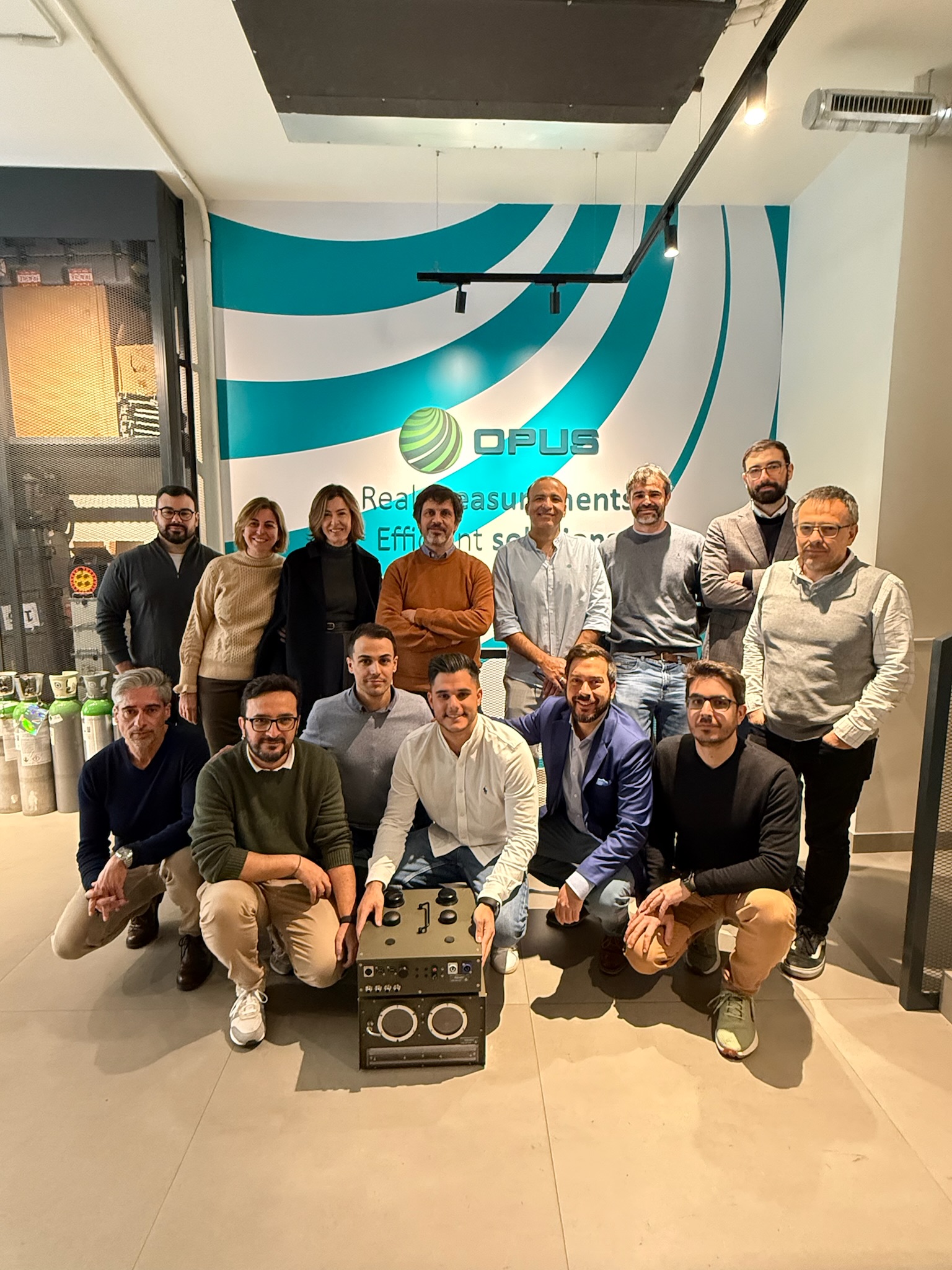 OPUS RSE team in their office in Madrid
